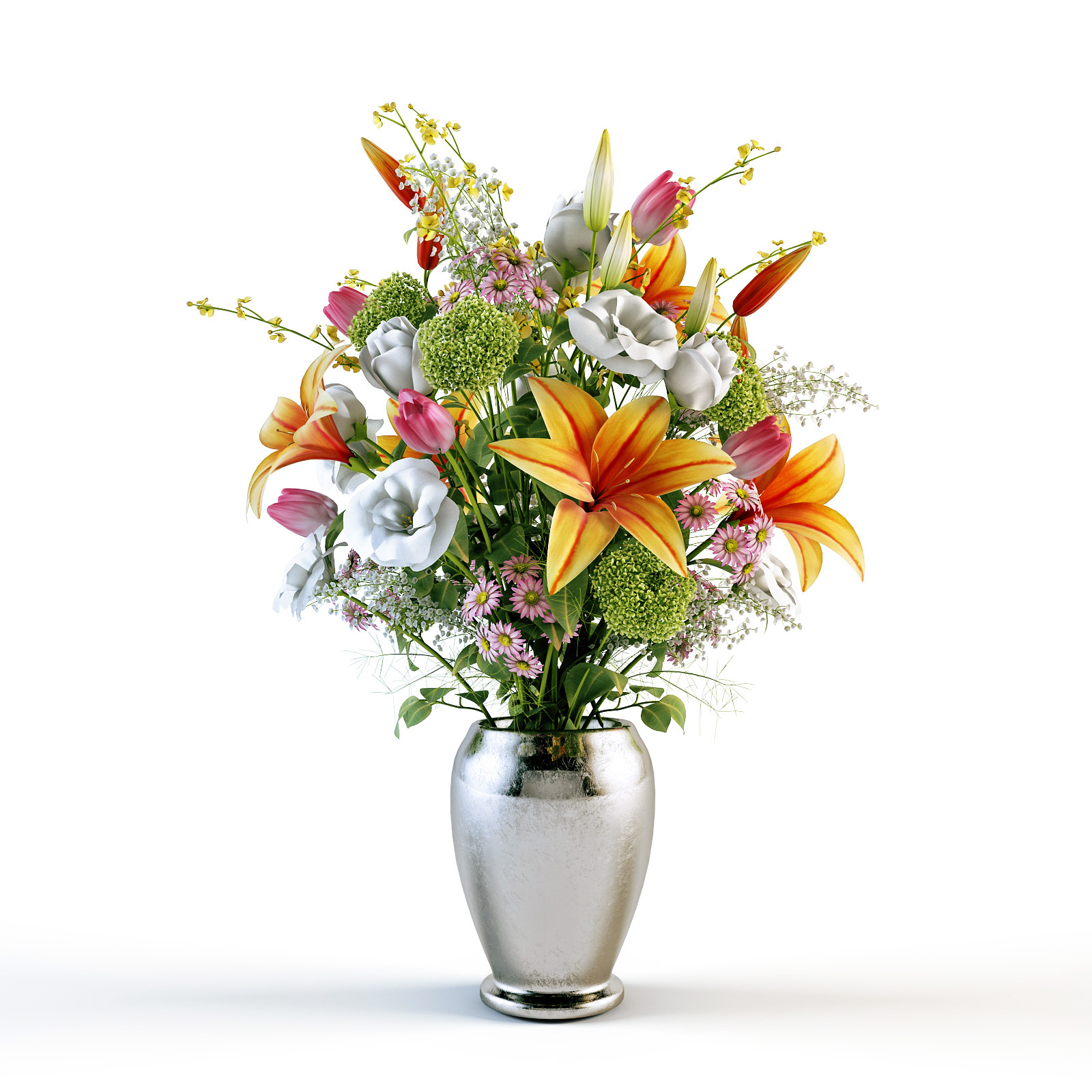 3d flowers bouquet