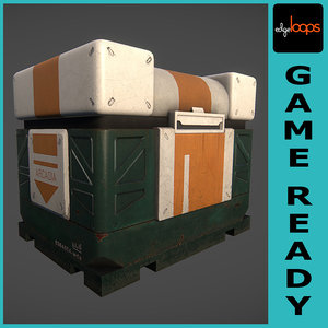 military crate 3d model