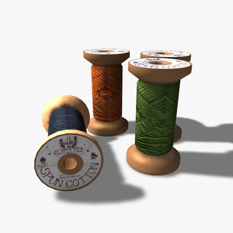 3dsmax cotton reels