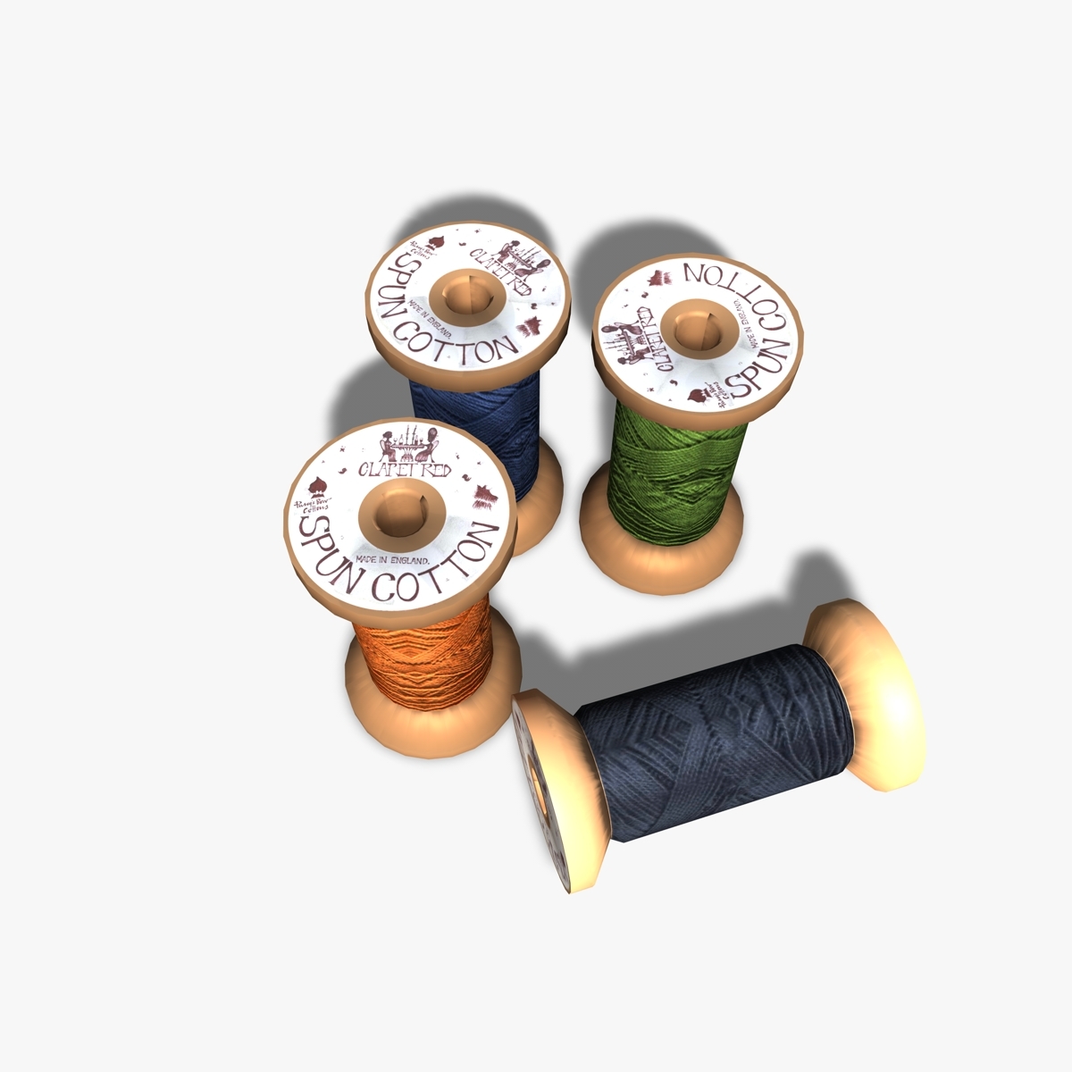 3dsmax cotton reels