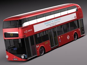 2010 bus london lt2 3d model