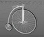 3d penny farthing