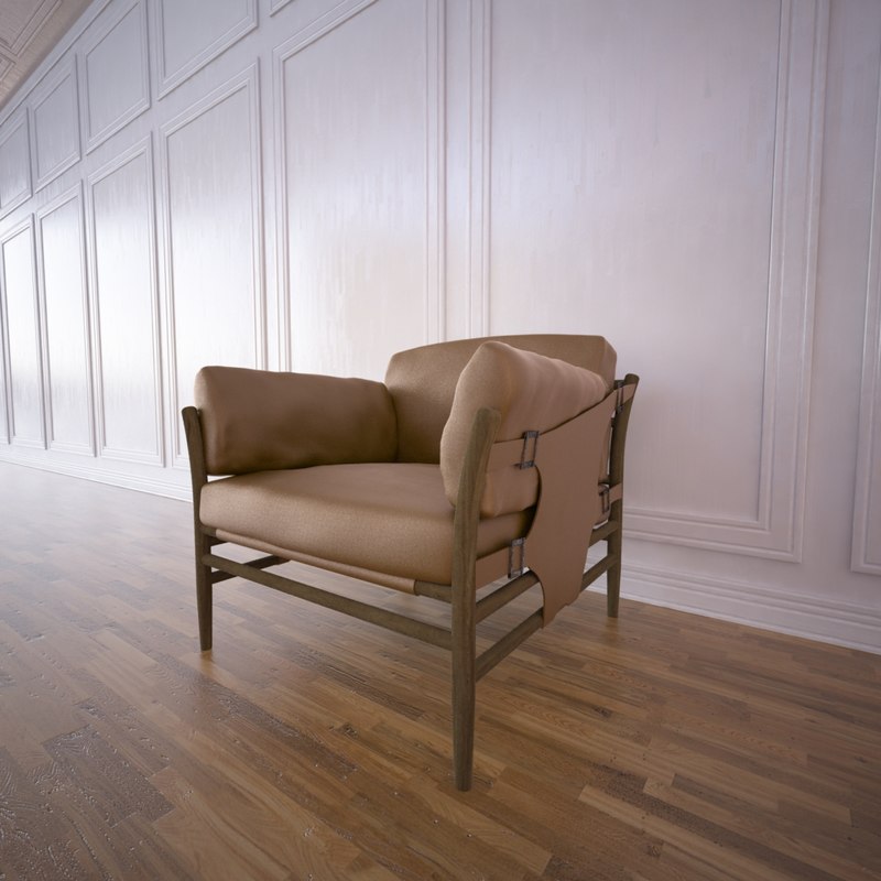 3d armchair anthropologie