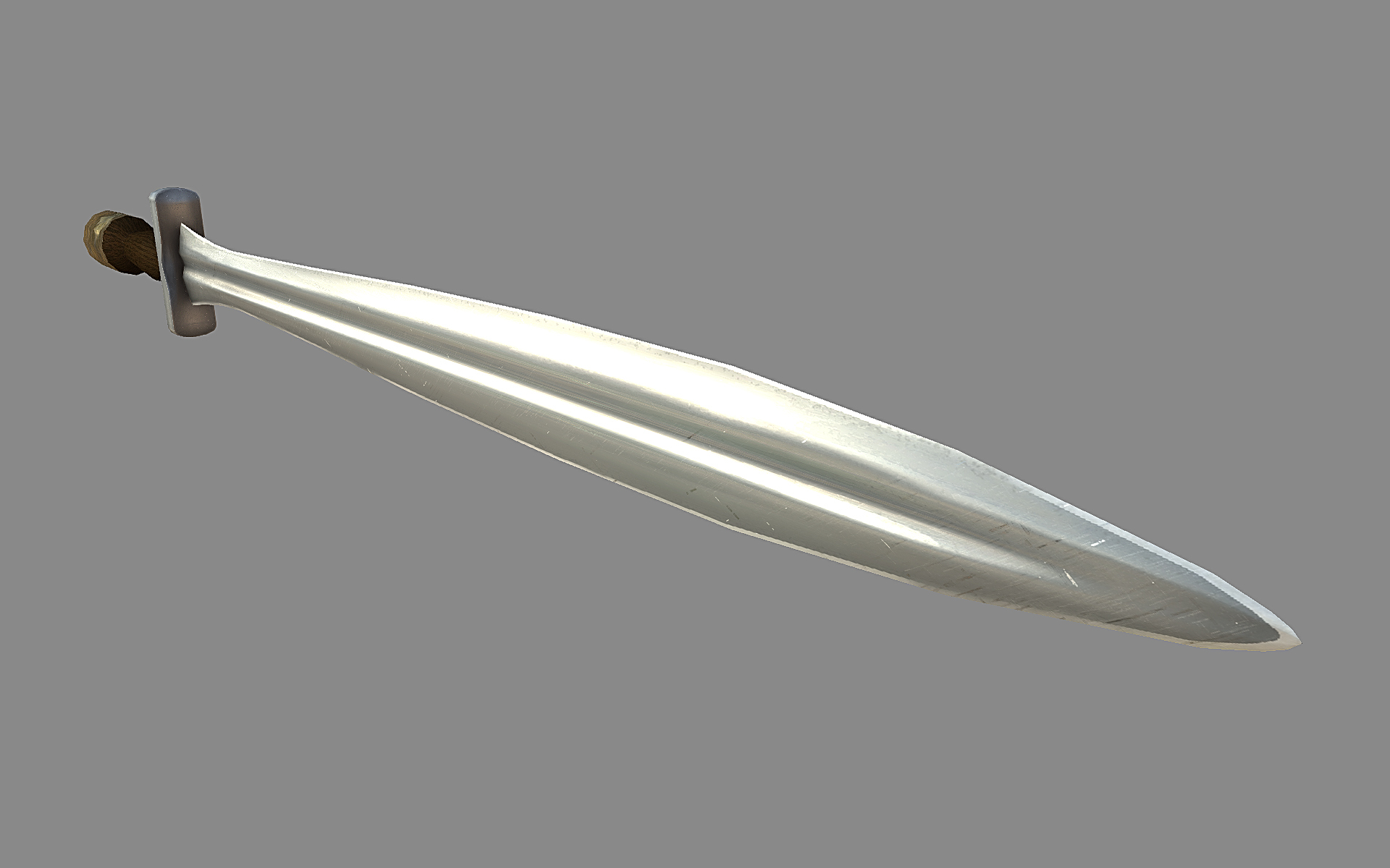 3d model spartan xiphos sword
