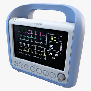 3ds max bedside patient monitor