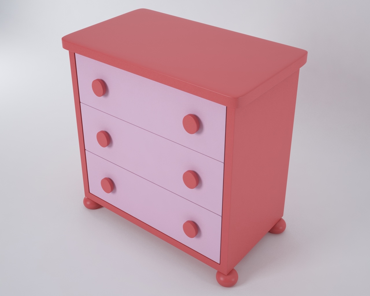 3d Model Mammut Drawer Chest