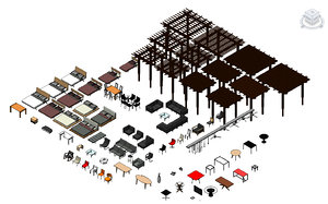 3d 3ds revit furniture pack