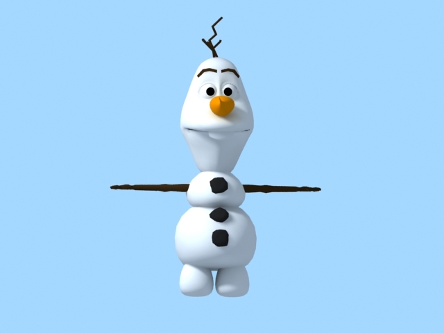 olaf snow man