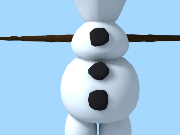 olaf from snow