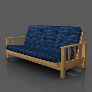 futon sofa 3ds