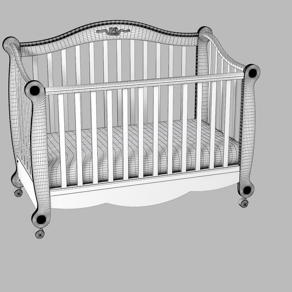 pali baby bed 3d max