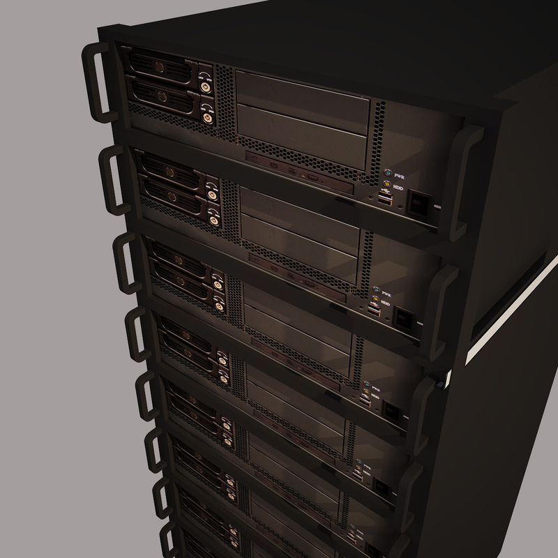 3d server rack