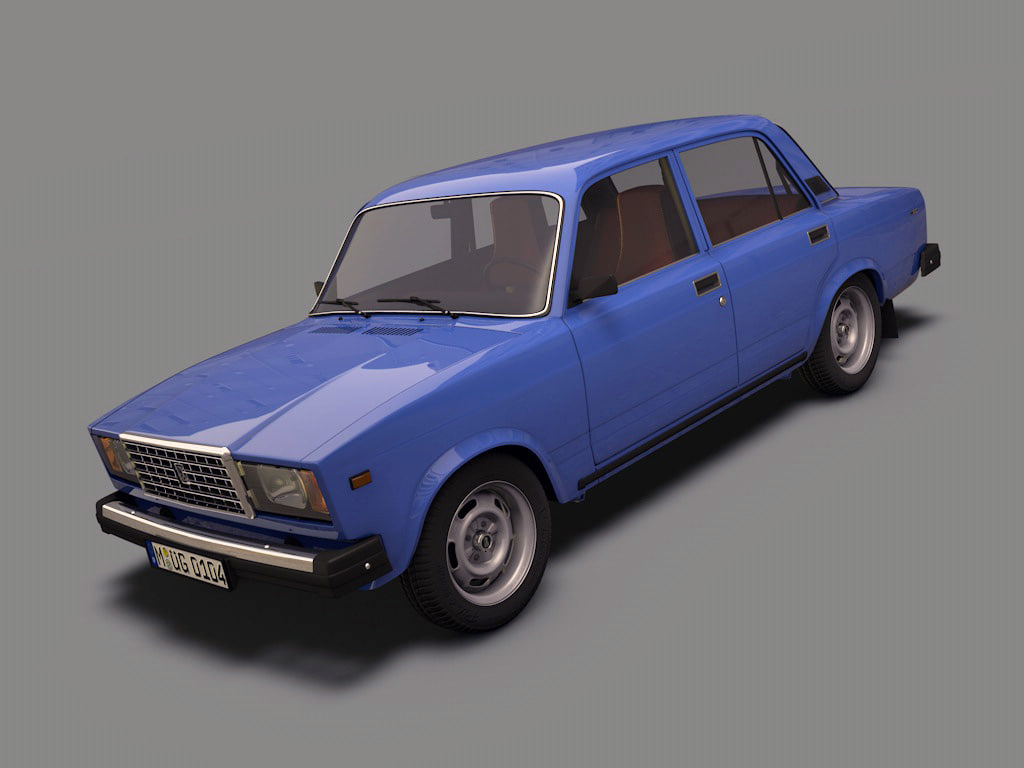 Ваз 2107 3d model