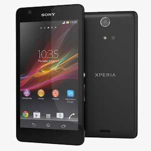 xperia zr smartphone sony 3d model