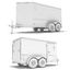 closed cargo trailer 3ds