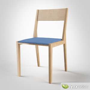 arris dining chair 3d model