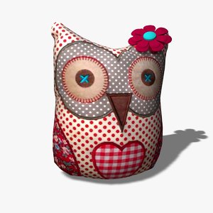 3d toy owl model