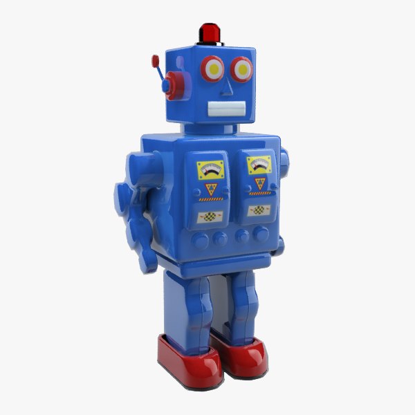 3D модель Игрушечный робот - TurboSquid 729109