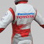 3d racing driver toyota model