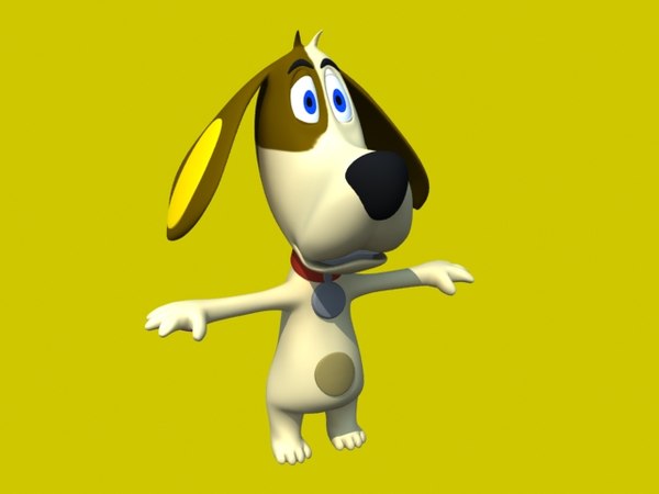 Download 3ds Max Dog Cartoon