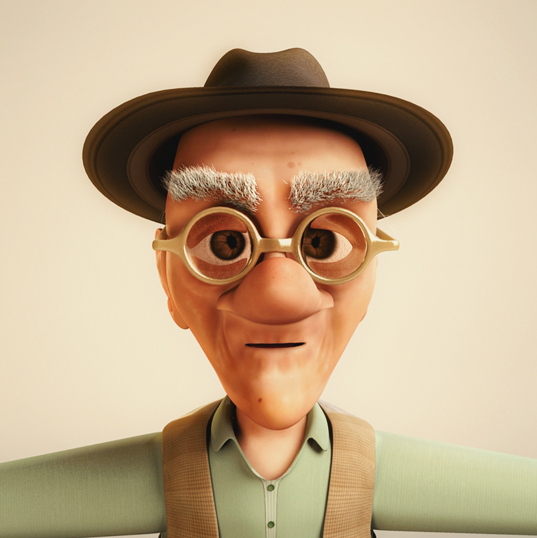 3dsmax old man