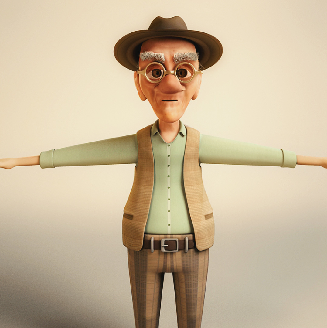 3dsmax Old Man