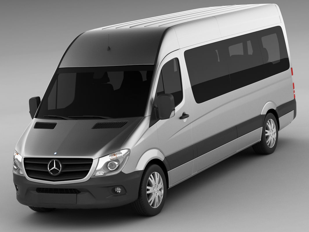 3d mercedes sprinter bus