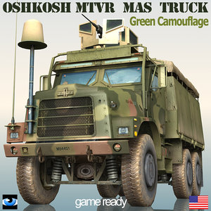 oshkosh mk23 mtvr armor 3d fbx