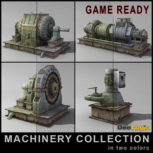 machinery ready engine 3d 3ds
