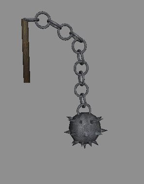 medieval spiked mace 3d 3ds