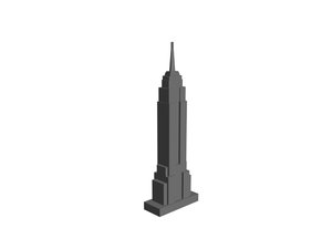 3d model of empire state building