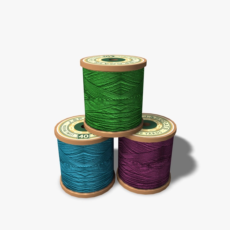 c4d cotton reels