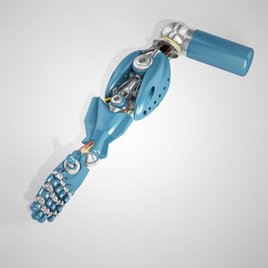 3d model robot arm
