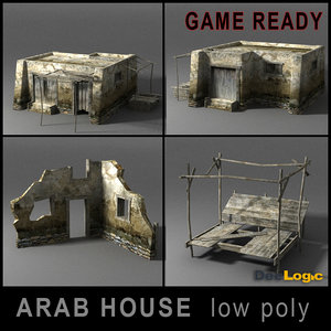 arab house 3d 3ds
