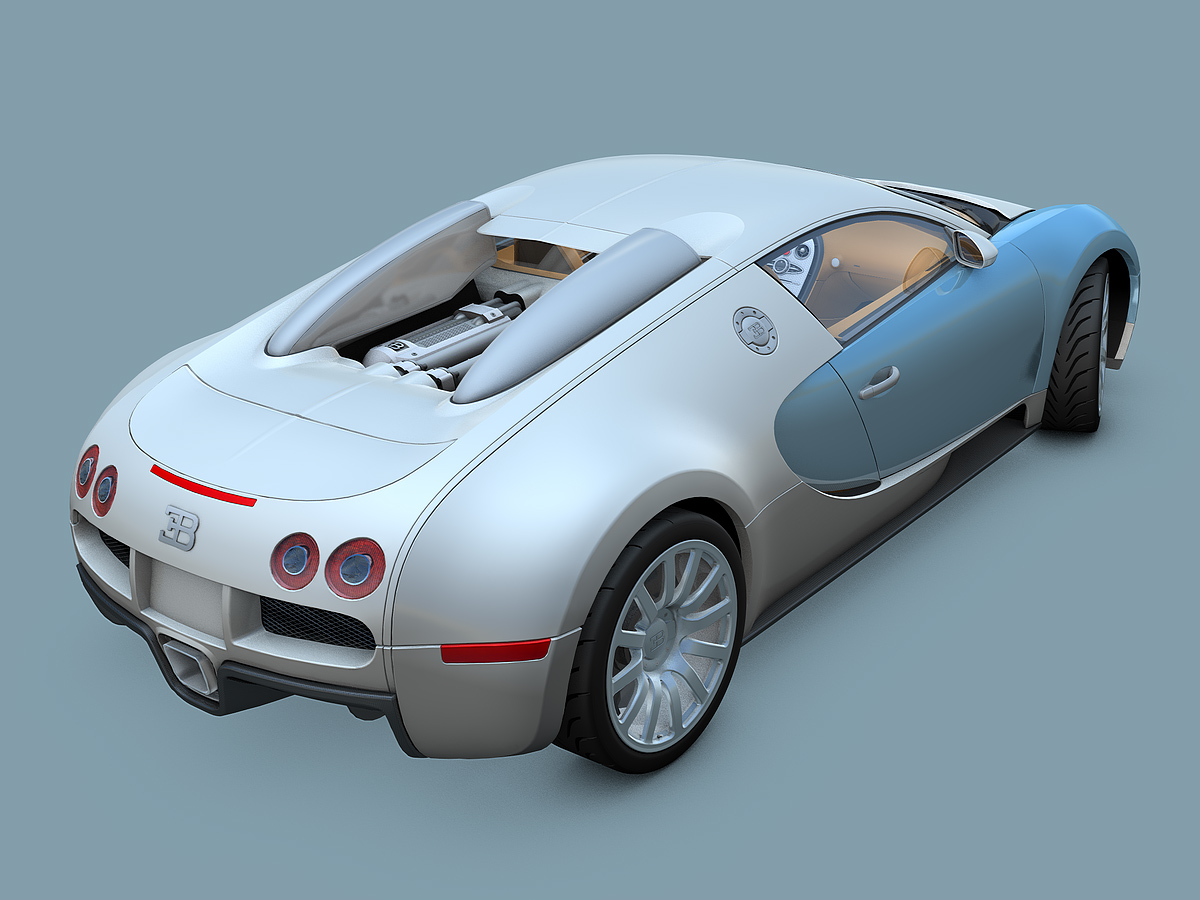 3d model bugatti veyron