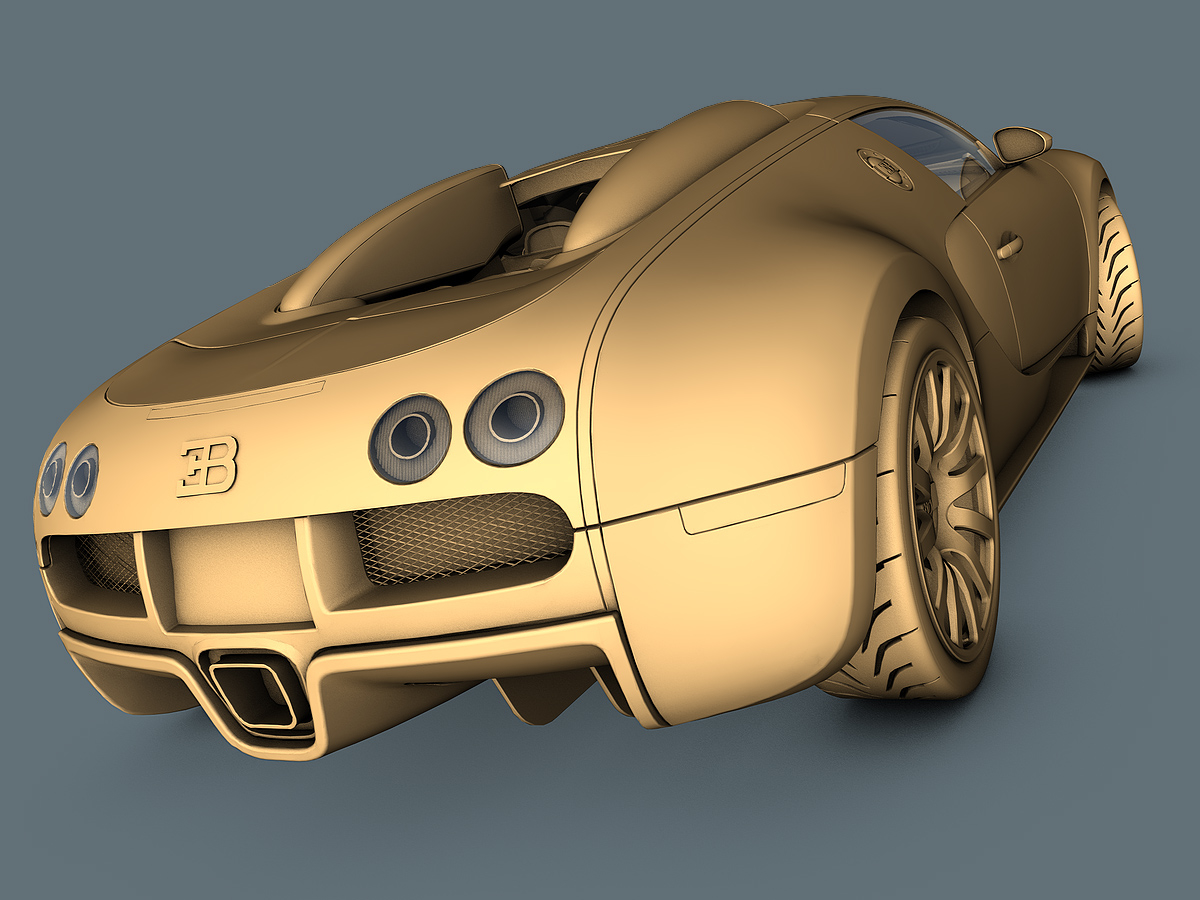 3d model bugatti veyron