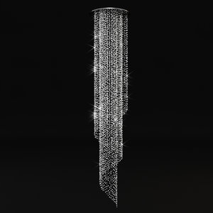 crystal chandelier 3d model