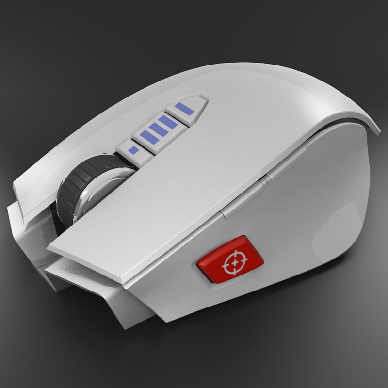 3d model gaming mouse