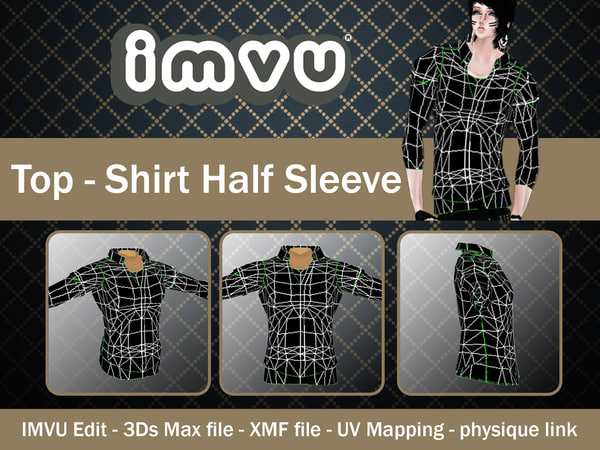 3ds max shirt imvu file