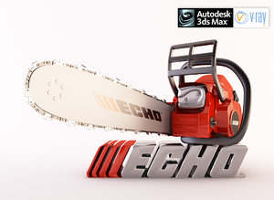 3d model echo chain saw