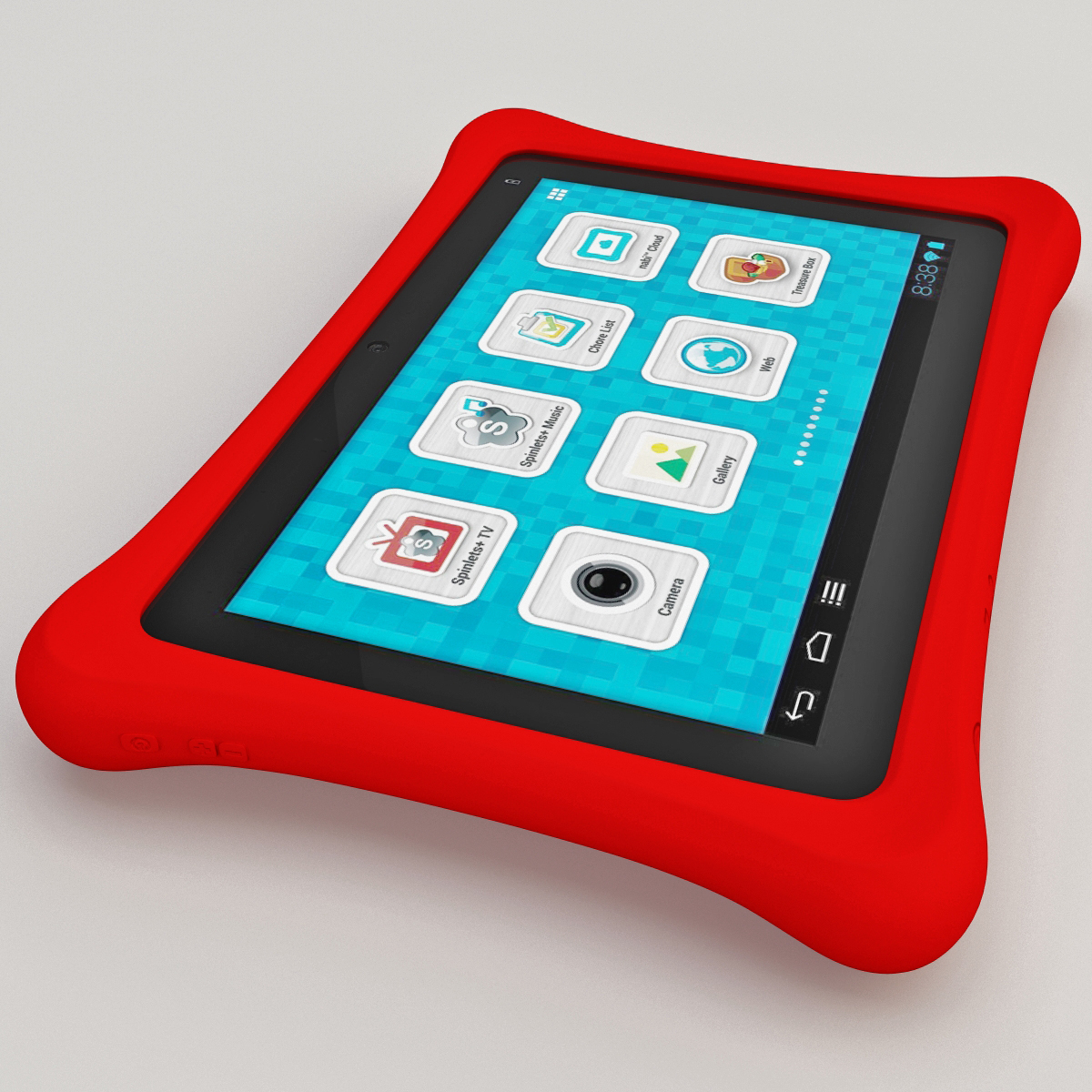 tablet fuhu nabi nabi2 3d model