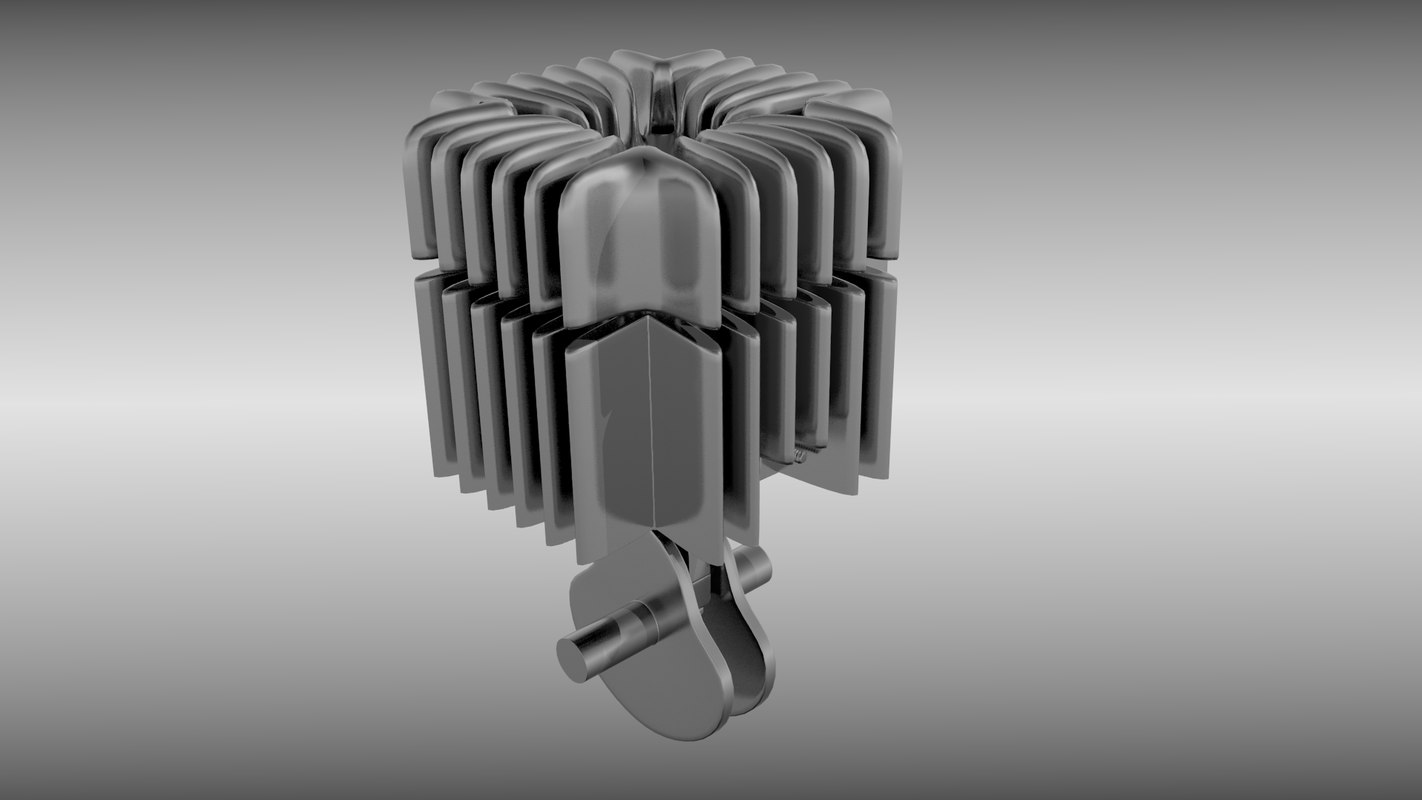 fbx stroke engine cylinder piston animation
