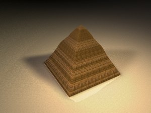 3d pyramid desert skybox