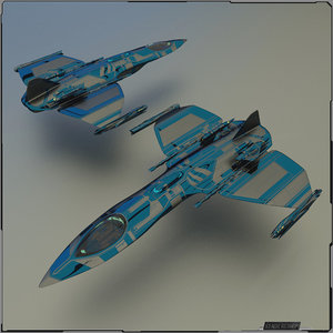 ship gunship 3d model