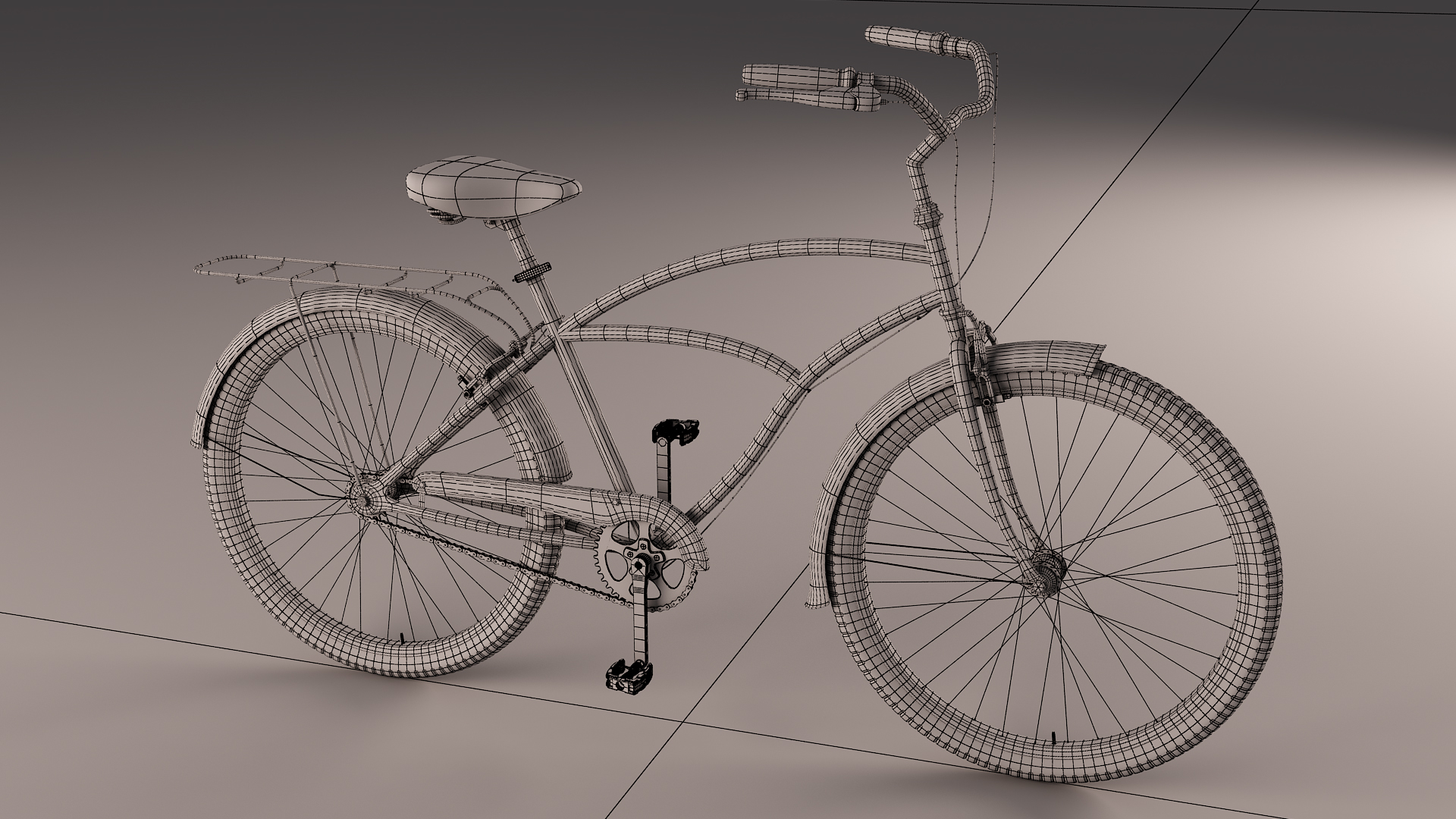 自行车3d模型3d模型
