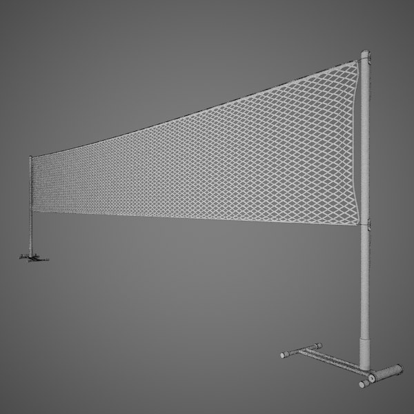 3dsmax badminton net