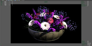 3d model flower arrangement