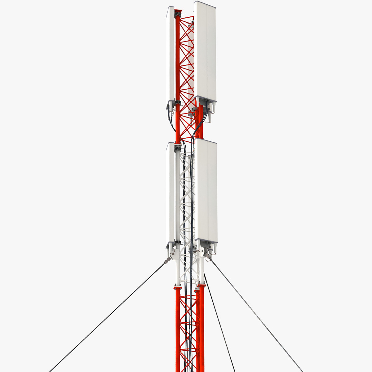 cell antenna tower 3d model