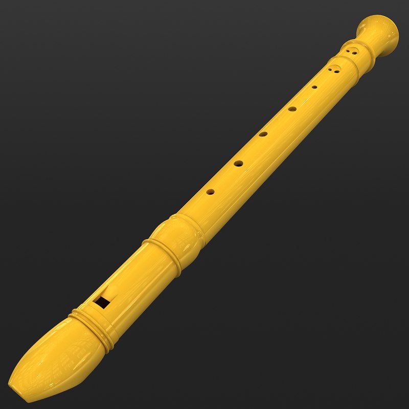 3d model flute