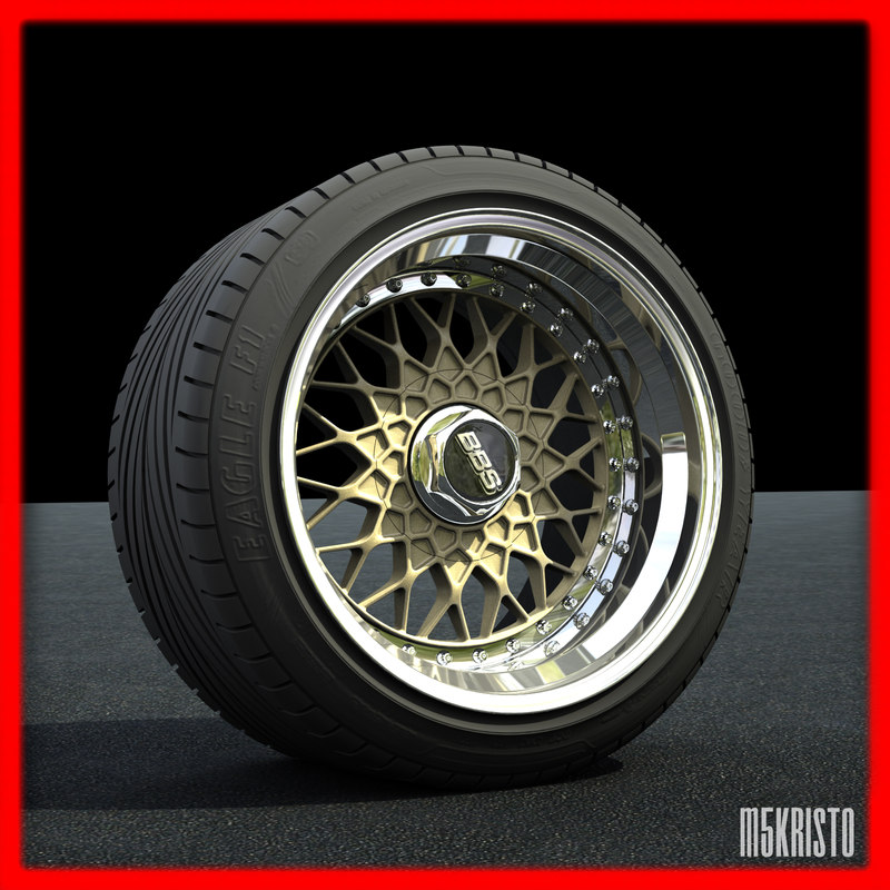 3d model bbs rs wheel